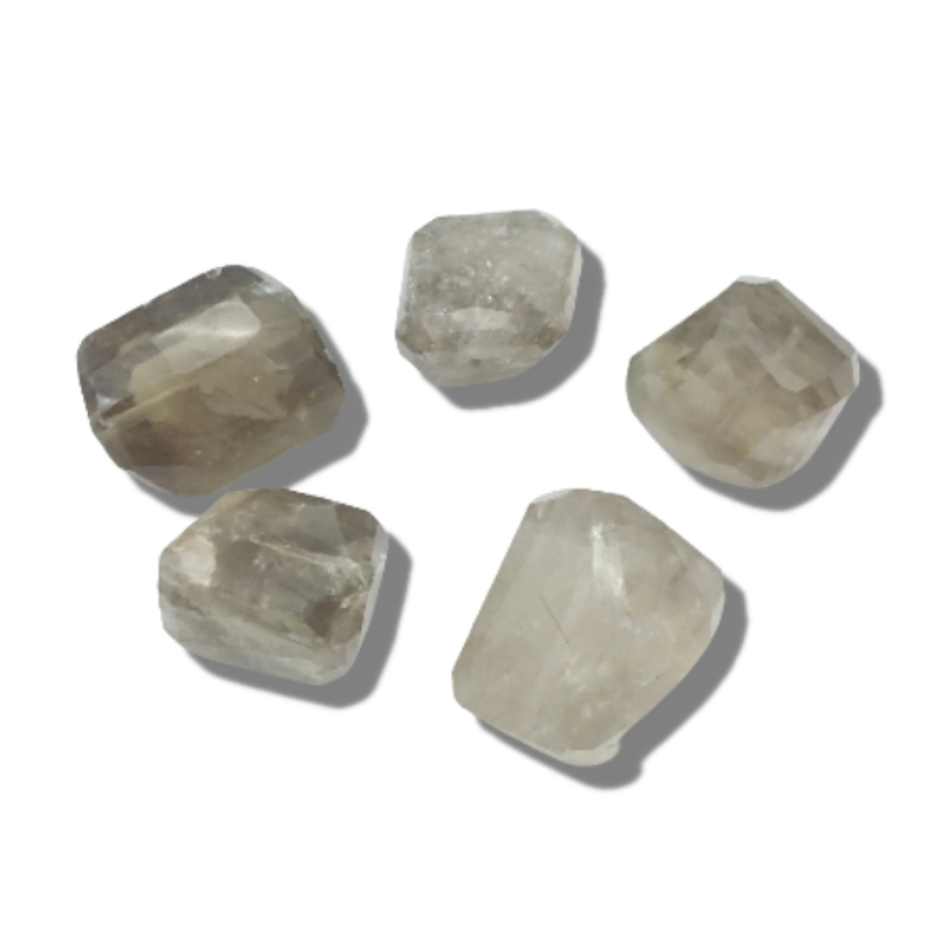 Smoky Quartz Nugget Beads | Faceted Focal Bead | Sold Individually