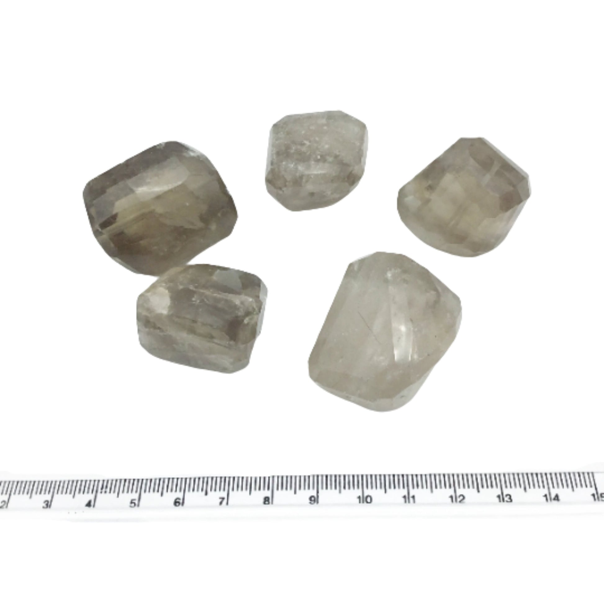 Smoky Quartz Nugget Beads | Faceted Focal Bead | Sold Individually