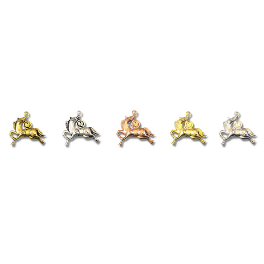 Horse Charm | Gold, Silver, Rose Gold Pendants | Charm for Bracelet