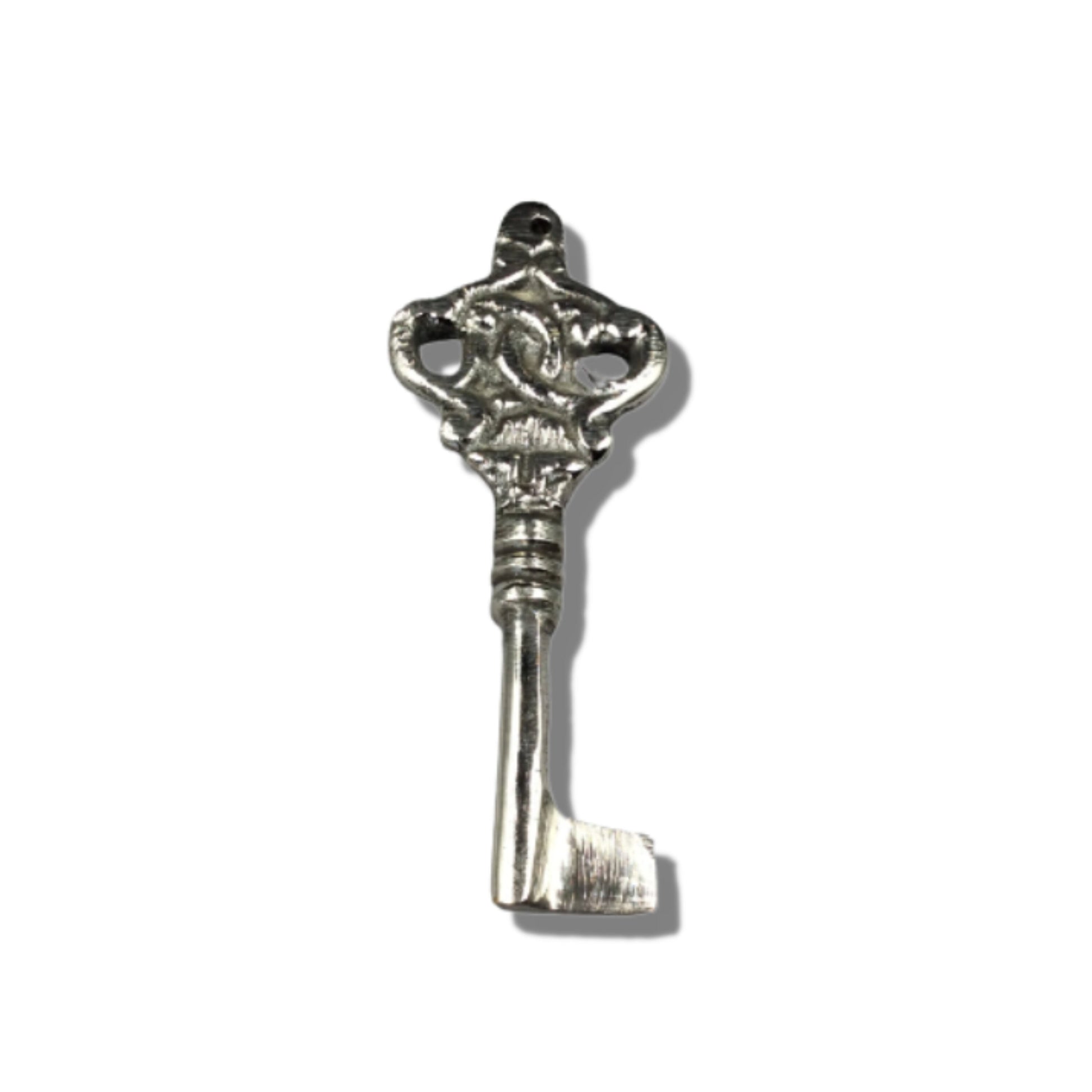 Antique Skeleton Key Charms | Oxidized Gold Key Pendant, Oxidized Silver Pendant | Jewelry Findings