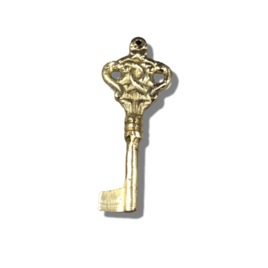 Antique Skeleton Key Charms | Oxidized Gold Key Pendant, Oxidized Silver Pendant | Jewelry Findings