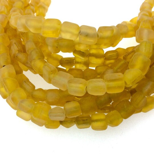 Glass Beads | Pyramid Shaped Indian Glass Beads | Jewelry Supplies