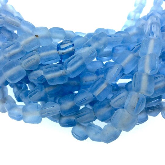 Glass Beads | Pyramid Shaped Indian Glass Beads | Jewelry Supplies