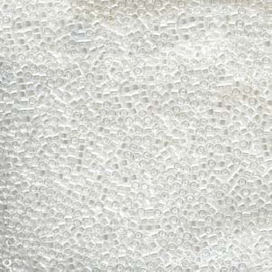Size 11/0 Glossy Finish Crystal Luster Genuine Miyuki Delica Glass Seed Beads - Sold by 7.2 Gram Tubes (Approx. 1300 Beads per 2" Tube)