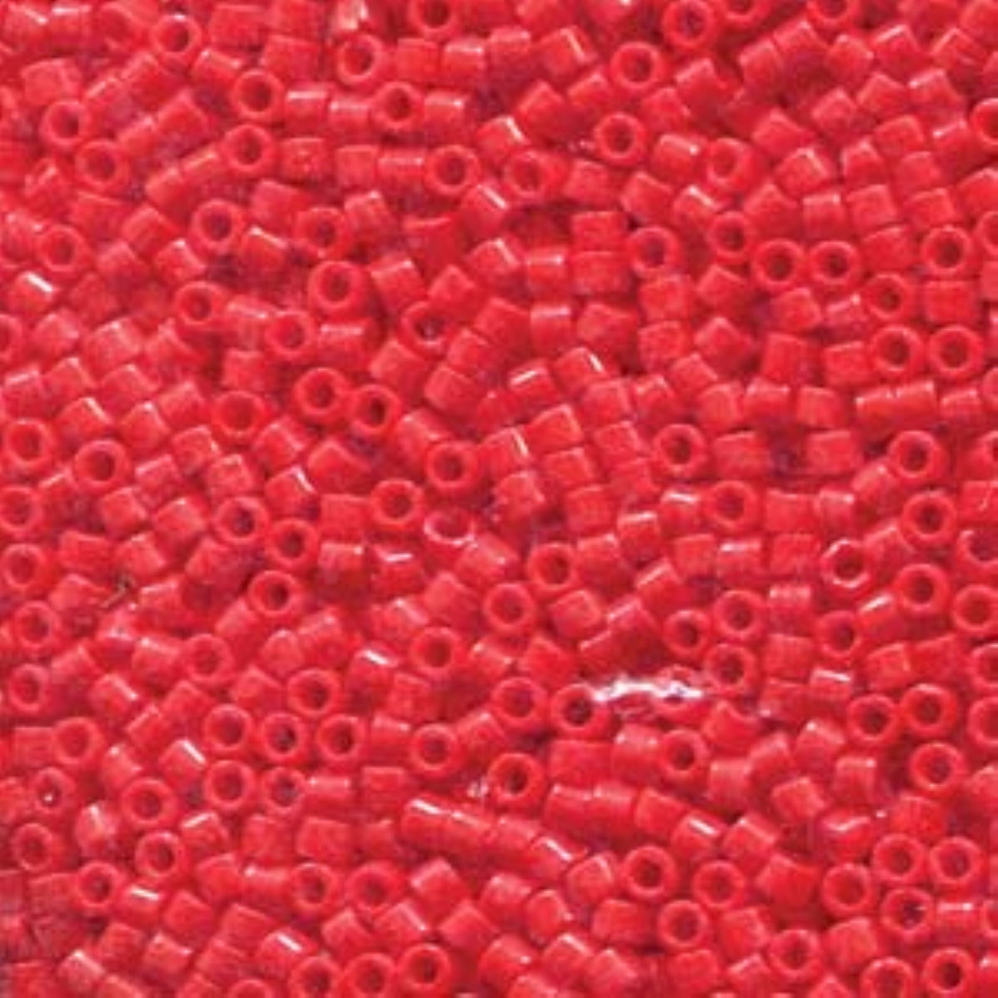 Size 11/0 Glossy Finish Opaque Dark Cranberry Genuine Miyuki Delica Glass Seed Beads-Sold by 7.2 Gram Tubes (Approx. 1300 Beads per 2" Tube)