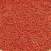 Size 11/0 Matte Finish Dyed Opaque Vermillion Genuine Miyuki Delica Glass Seed Beads -Sold by 7.2 Gram Tubes (Approx.1300 Beads per 2" Tube)