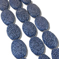 Oval Lava Beads  | DIY Diffuser Jewelry - Large - 25mm x 30mm