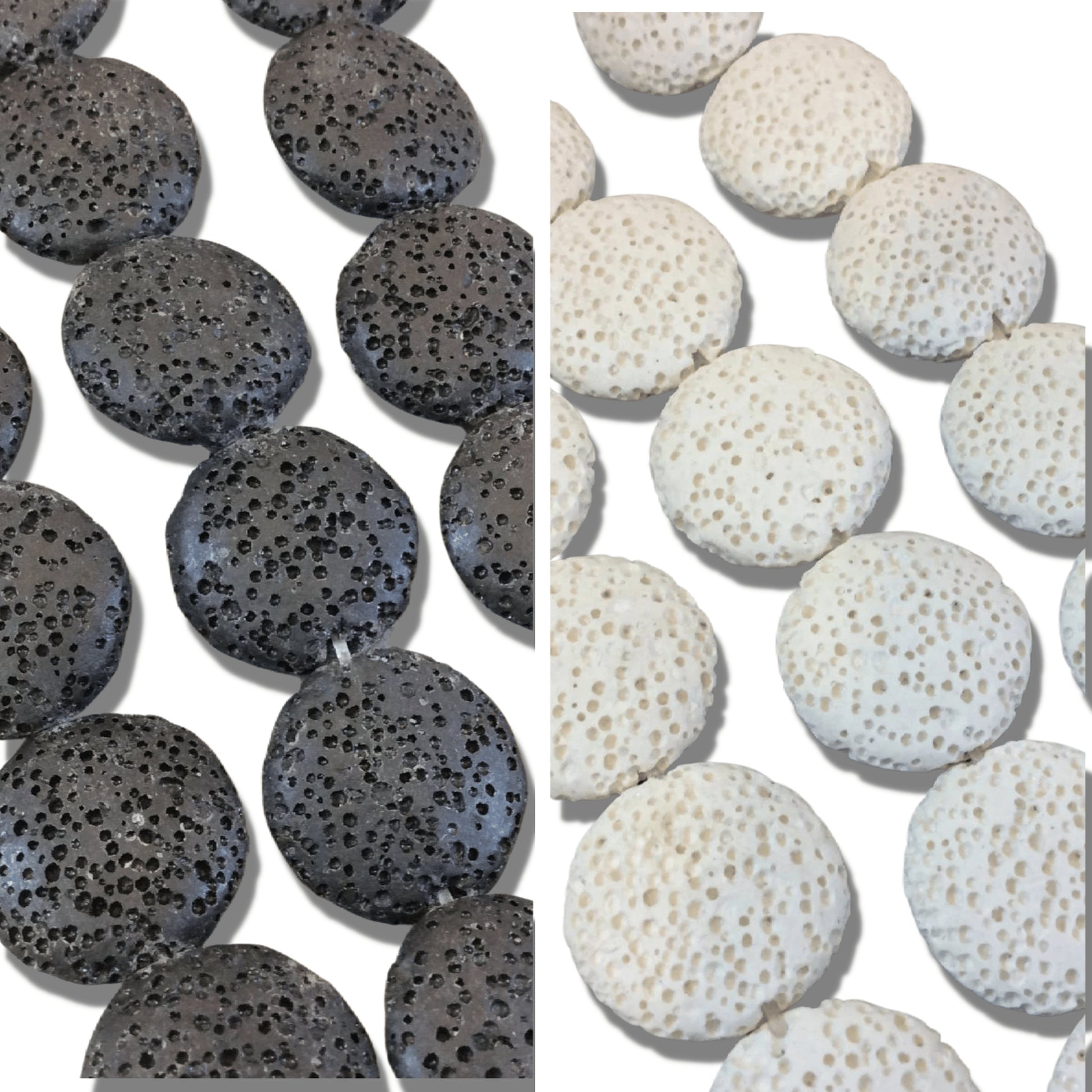 Circle Lava Beads | DIY Diffuser Jewelry
