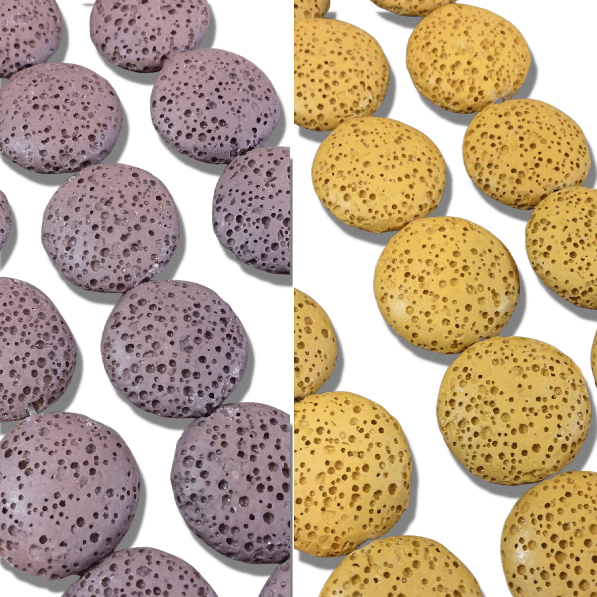 Circle Lava Beads | DIY Diffuser Jewelry