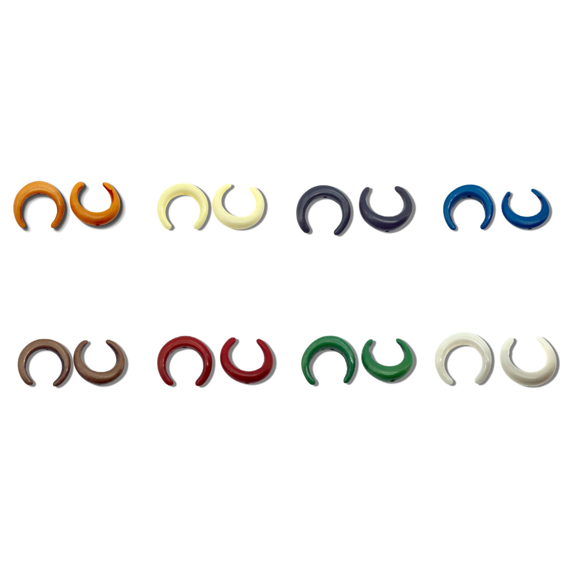 Crescent Focal Bead | Acrylic Beads for Jewelry Making