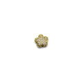 Flower Bead | Cubic Zirconia (CZ) Focal Bead for Jewelry Making