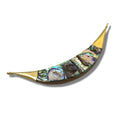 Abalone Crescent Pendant | Necklace Focal for Jewelry Making