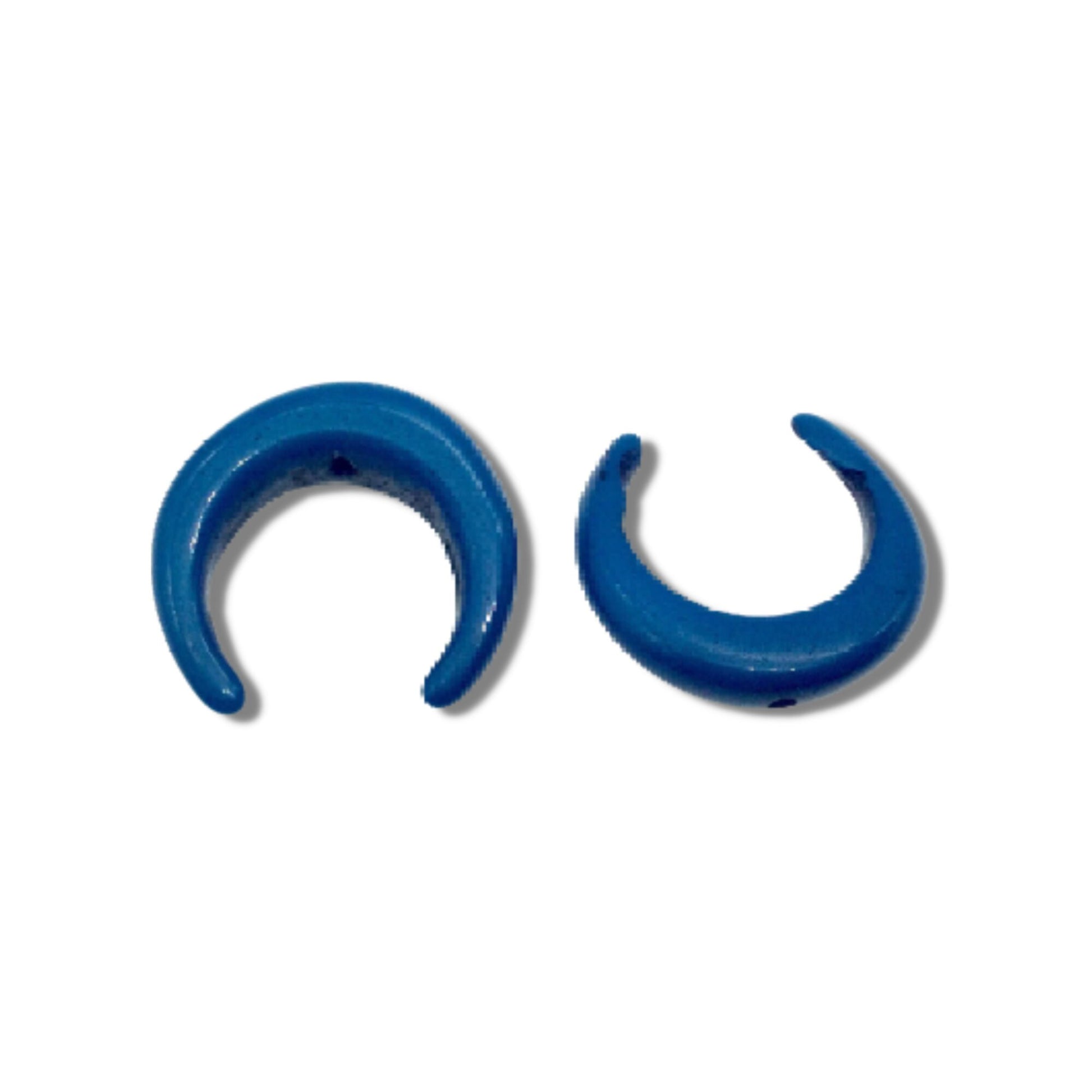 Crescent Focal Bead | Acrylic Beads for Jewelry Making