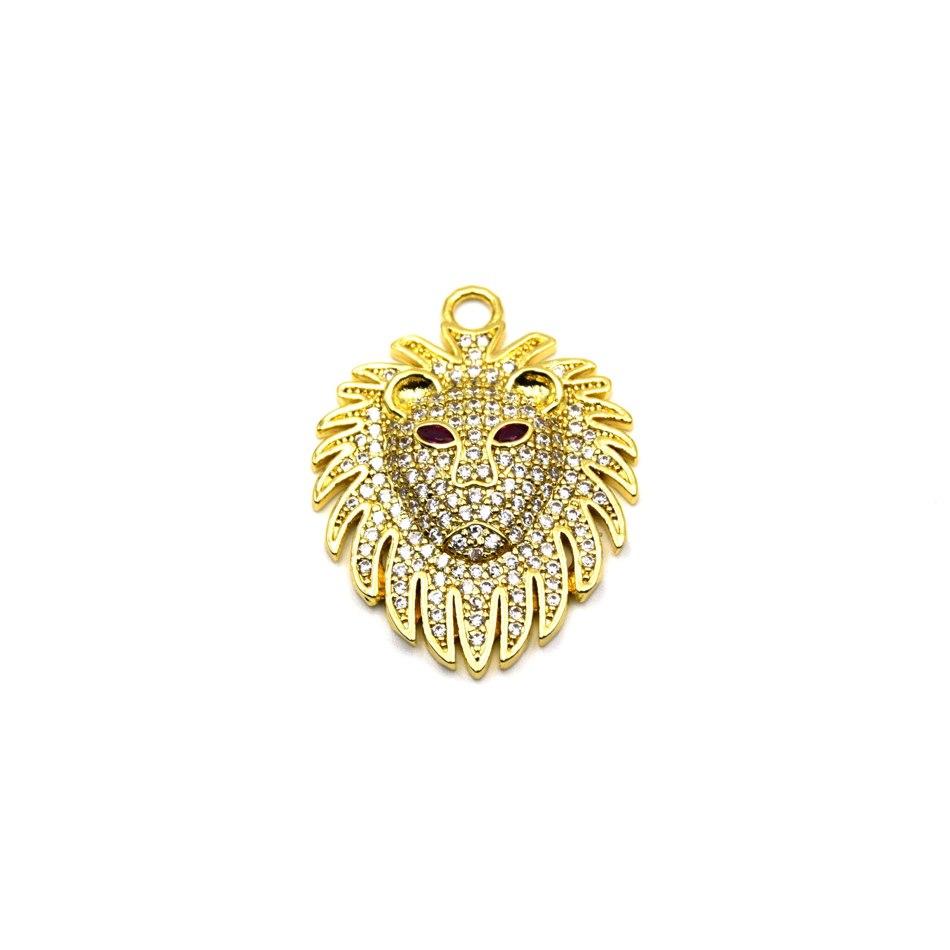 Lion Pendants | Cubic Zirconia (CZ) Pendant for Jewelry Making