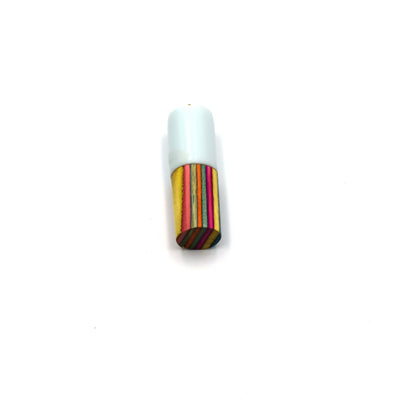 Rainbow Wooden Acrylic Focal Pendant for Jewelry Making