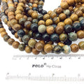 12mm Natural Ocean Jasper Round/Ball Shaped Beads - Sold by 15.5" Strands (Approx. 38 Beads) - High Quality Gemstone