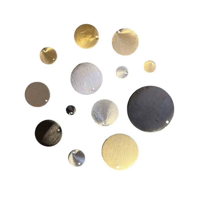 Blank Disc Findings | Plated Copper Components For Jewelry Making