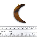 Ox Bone Crescent Moon Pendant | 2 Inch Crescent Moon Focal for Jewelry Making