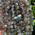 10mm Smooth Teardrop Shaped Labradorite Beads