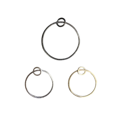Findings For Jewelry Making | Open Double Circle Ring Shaped Copper Components