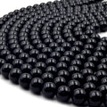 Black Tourmaline Beads for Protection Jewelry