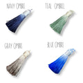 Ombre Tassels | 3 Inch Wrap Cap Tassel Silk Threaded Tassel | Tassel Pendants