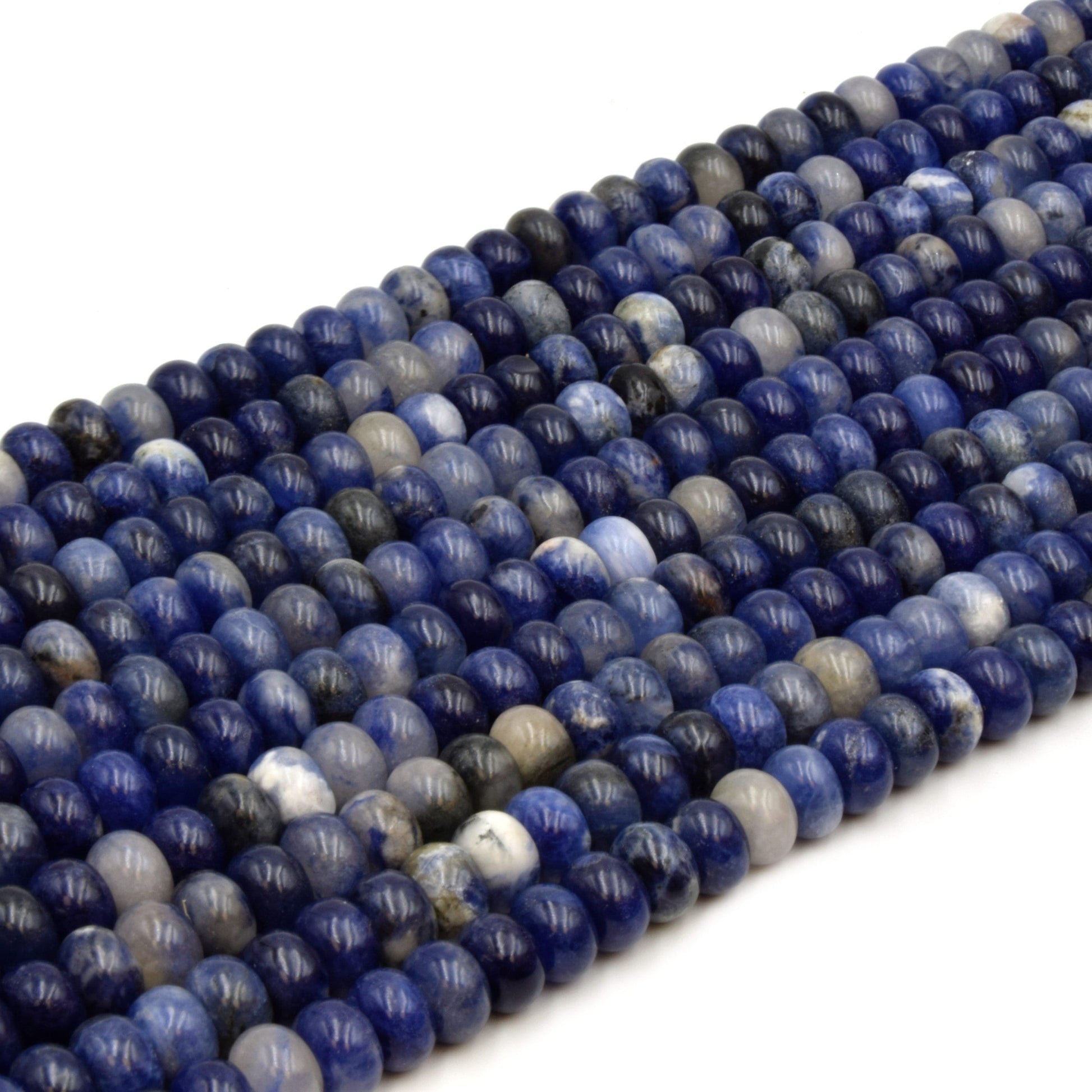 Sodalite Rondelle Beads