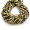 Dalmatian Jasper Beads - Smooth Rondelle Natural Gemstone Beads