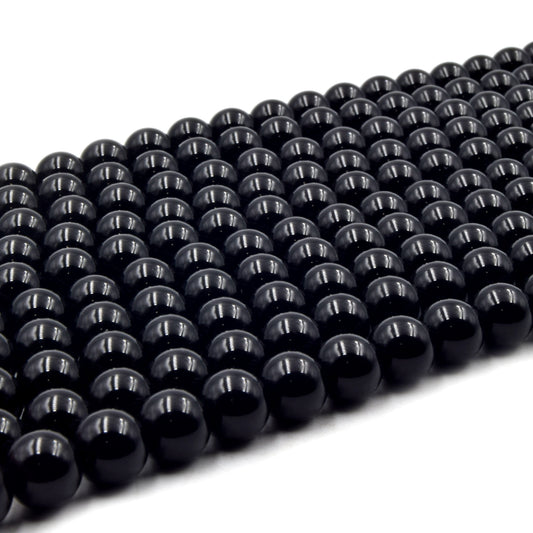 Black Tourmaline Beads for Protection Jewelry