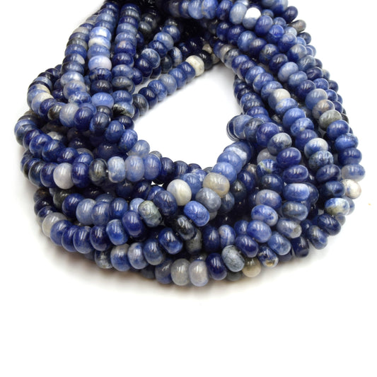 Sodalite Rondelle Beads
