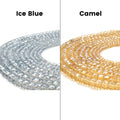 Crystal Beads | AAA Mystic Micro Faceted Transparent Rondelle Crystal Beads