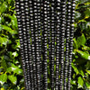 Holiday Special! 3-4mm x 3-4mm Faceted Natural Glossy Black Spinel Rondelle Shaped Beads - 13" Strand (~ 115 Beads)