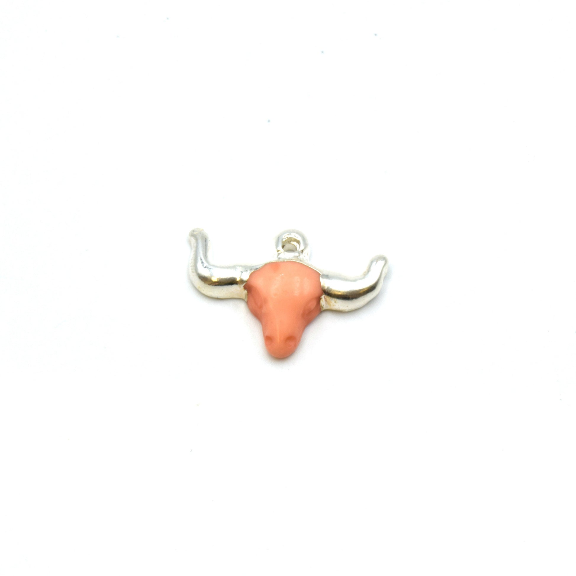 Acrylic Steer Head Shaped Pendants - Assorted Colors