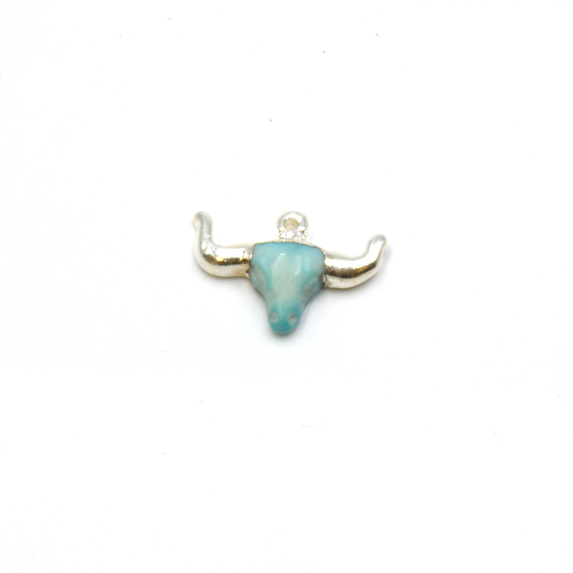 Acrylic Steer Head Shaped Pendants - Assorted Colors