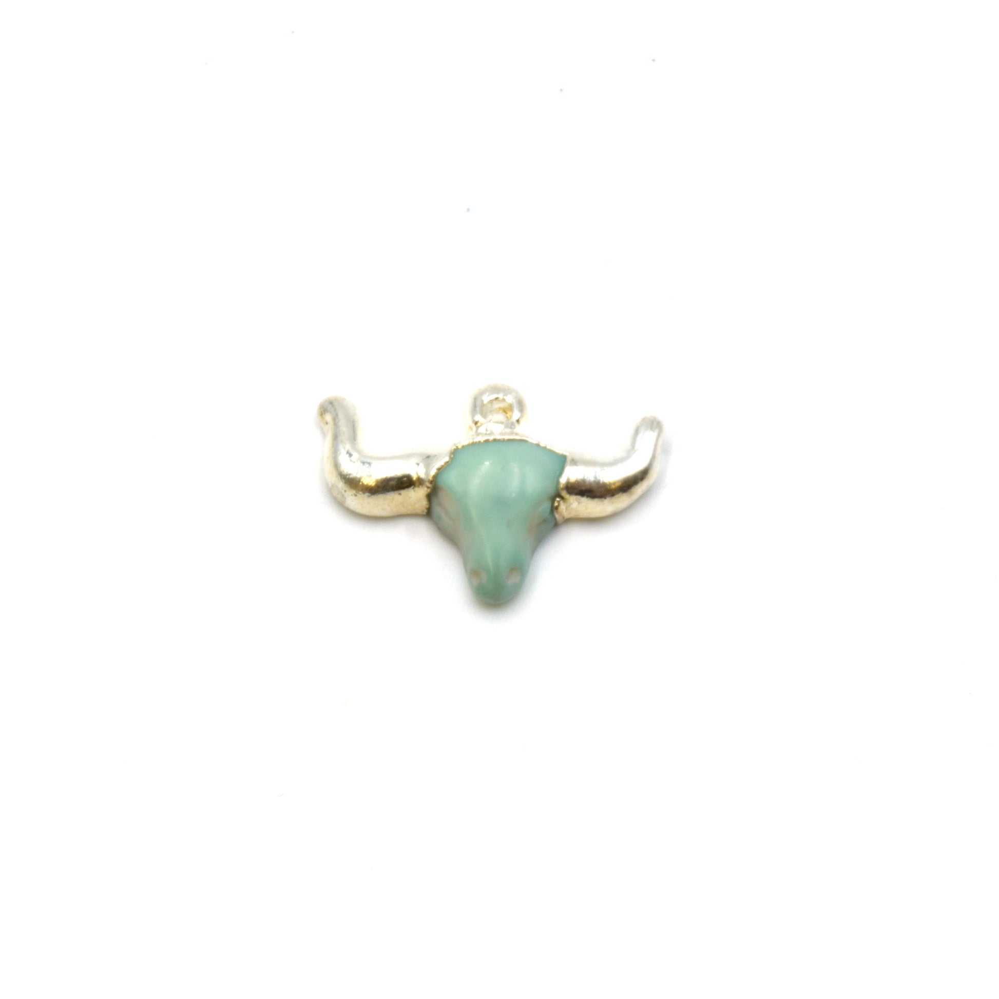 Acrylic Steer Head Shaped Pendants - Assorted Colors
