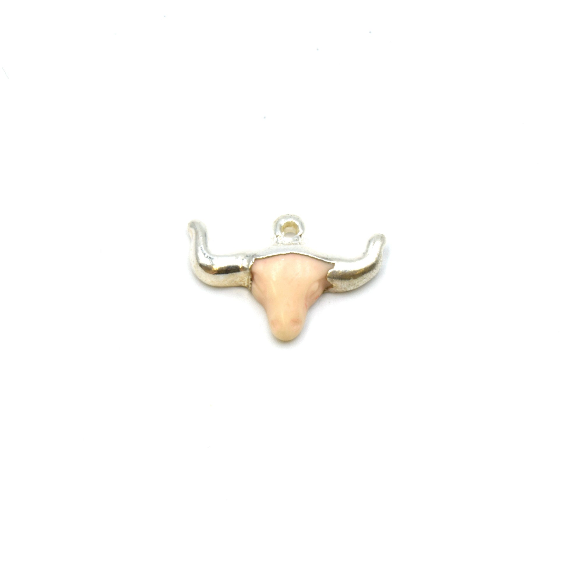 Acrylic Steer Head Shaped Pendants - Assorted Colors