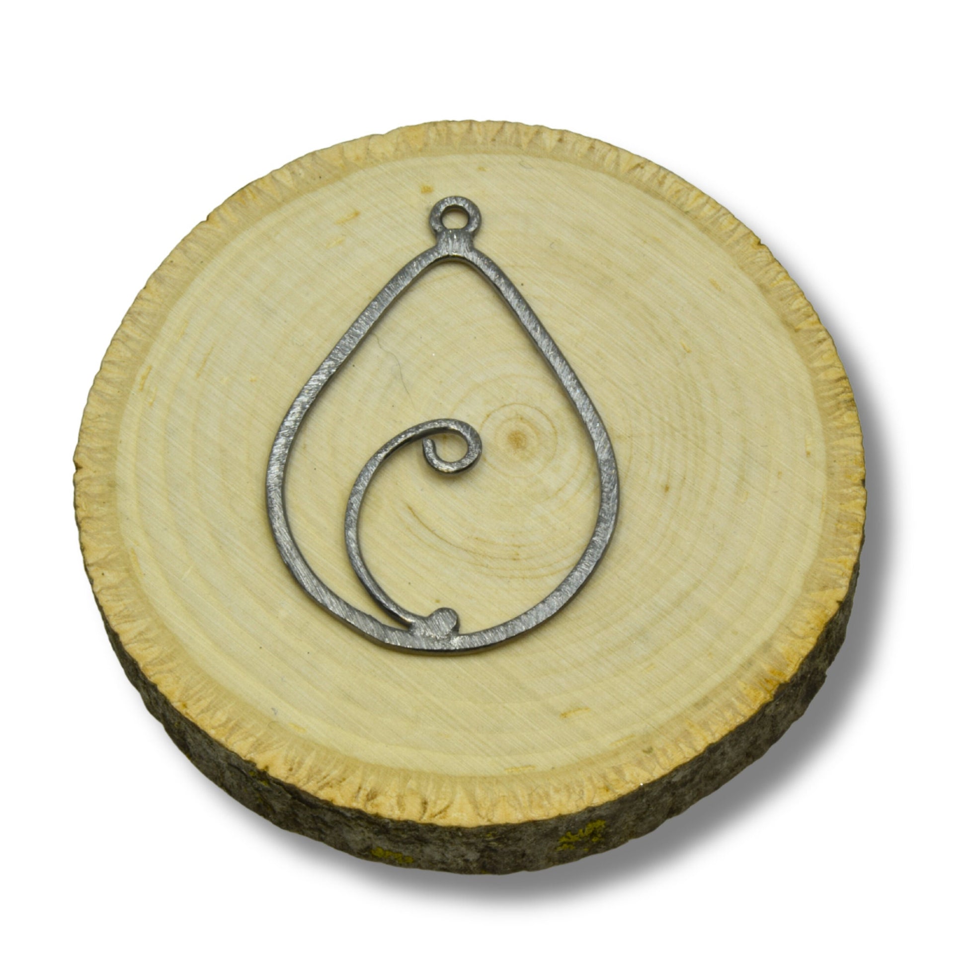 Scrollwork Teardrop Shaped Plated Copper Components - Bulk Packs of 10 Pieces - 40mm & 45mm - Earring Dangles, Jewelry Findings