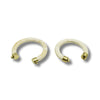 Bone Focal Pendant | White Ox Bone U-Shaped Pendant for Jewelry Making