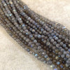 4mm Labradorite Beads - Semi Precious Indian Gemstone Beads