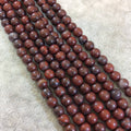 Poppy Jasper Round Bead Strand, 6mm, approx. 67 beads per strand