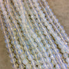 8mm Faceted Round Translucent Opalite Beads - 14" Strand (Approximately 48 Beads) - Natural Semi-Precious Gemstone - Sold by the Strand