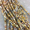 4mm Smooth Round Shaped Multicolor Mixed Crazy Lace Agate Beads - 15.5" Strand (Approximately 89 Beads) - Natural Semi-Precious Gemstone