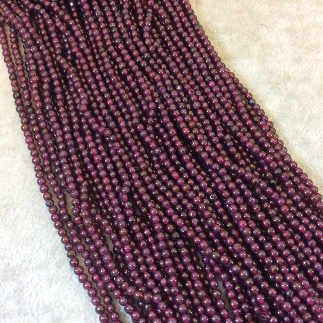 Garnet Beads | Small Rhodolite Garnet Semi Precious Beads