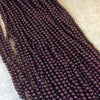 4mm Garnet Beads | Round Rhodolite Garnet Semi Precious Beads