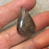 Lodolite (Scenic Quartz) Curved Teardrop Shaped Flat Back Cabochon - Measuring 19mm x 30mm, 7mm Dome Height - Natural High Quality Gemstone