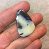 OOAK Freeform Shaped Australian Boulder Opal Curved Back Cabochon - Measuring 21mm x 33mm, 7mm Dome Height - Natural High Quality Gemstone