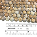 10mm Natural Picture Jasper Smooth Finish Round/Ball Shaped Beads with 2.5mm Holes - 7.75" Strand (Approx. 20 Beads) - LARGE HOLE BEADS
