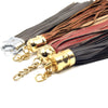 leather tassel with attached ring